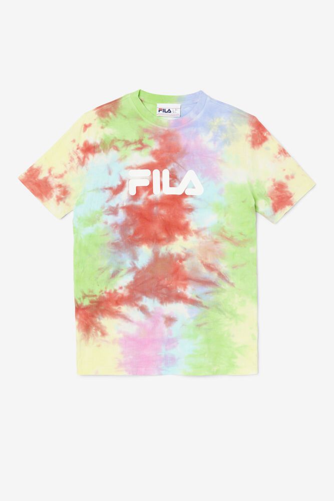 Fila T-Shirt Womens Multicolor - Alivia Tie Dye - Philippines 2987541-FL